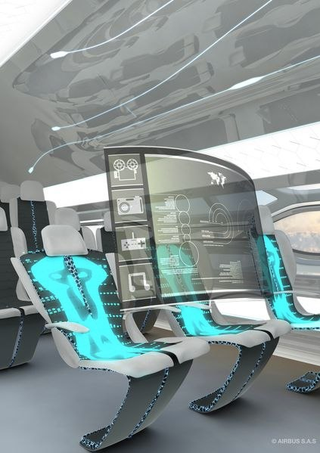 Illustration for article titled Awesome Concept Art for a Transparent Airplane, Coming in 2050